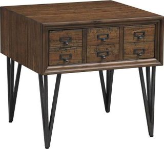 Coast2Coast Home™ Accents by Andy Stein Oxford Distressed Brown End Table