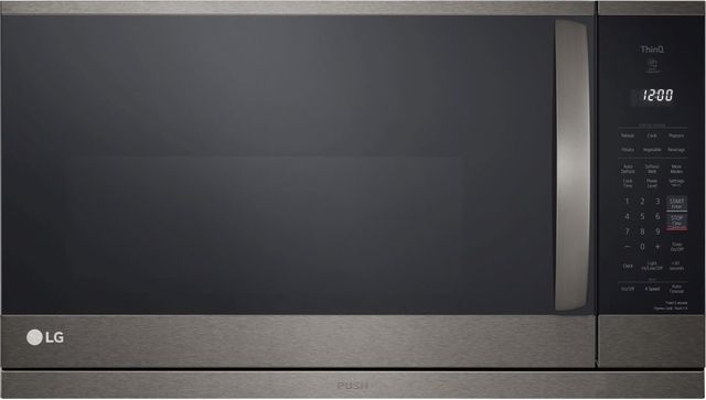 LG 2.1 Cu. Ft. PrintProof™ Black Stainless Steel Over The Range Microwave-0