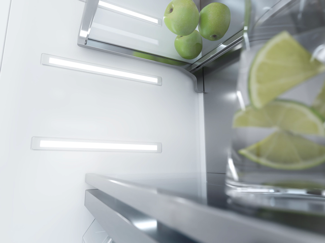 Miele MasterCool™ 19.6 Cu. Ft. Stainless Steel Right Hand Built-In Bottom Freezer Refrigerator 3