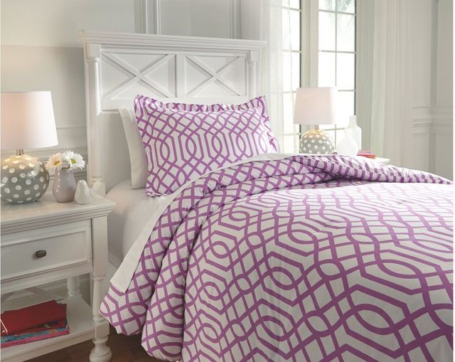 Signature Design by Ashley® Loomis Lavender 2-Piece Twin Comforter Set-0