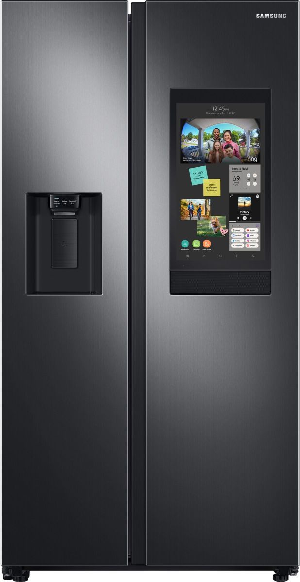 Samsung 26.7 Cu. Ft. Black Stainless Steel Standard Depth Side-by-Side Refrigerator