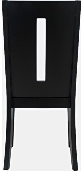 Jofran Inc. Urban Icon Black and Gray Slotback Chair 3