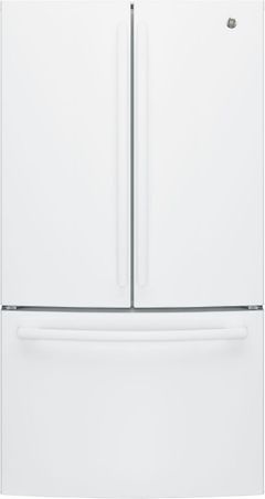 GE® 27.0 Cu. Ft. White French Door Refrigerator-GNE27JGMWW