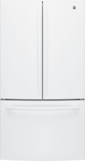 GE® 27.0 Cu. Ft. White French Door Refrigerator