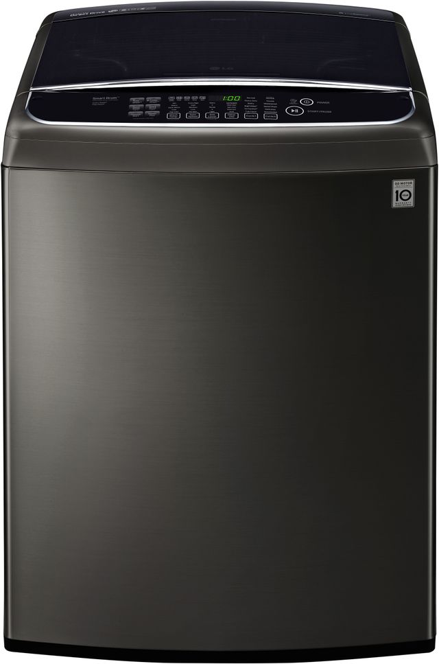 LG 5.0 Cu. Ft. Black Stainless Steel Top Load Washer
