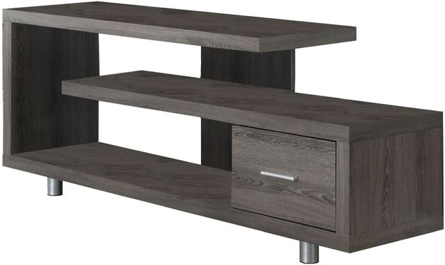 Monarch Specialties Inc. Dark Taupe TV Stand 2