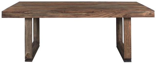 Coast to Coast Accents™ Brownstone Nut Brown Dining Table-1