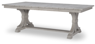 Legacy Classic Belhaven Weathered Plank Trestle Table-0