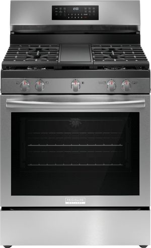 Frigidaire Gallery® 30" Smudge-Proof® Stainless Steel Freestanding Gas Range 
