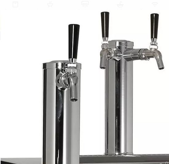 Perlick® C-Series 24" Brown/Stainless Steel Built-in Outdoor Beer Dispenser-1