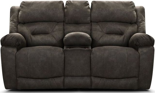 England Furniture EZ Motion Double Reclining Loveseat Console-0