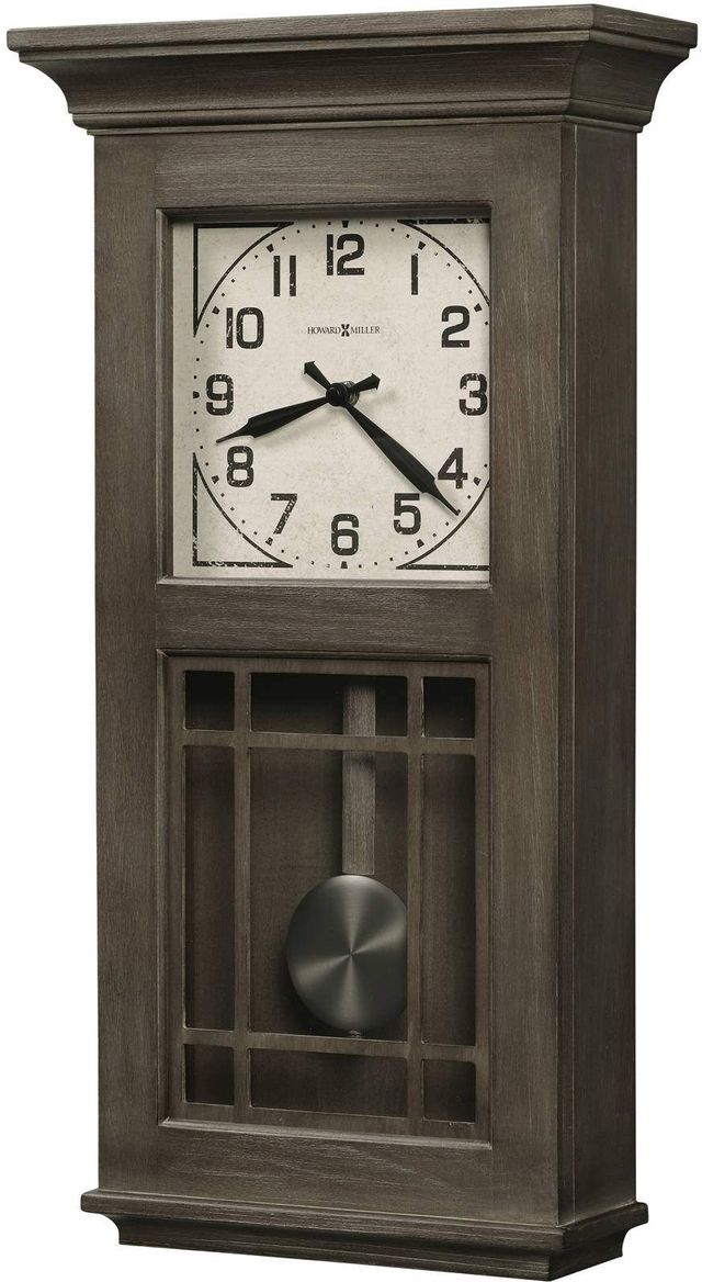 Howard Miller® Amos Aged Auburn Wall Clock
