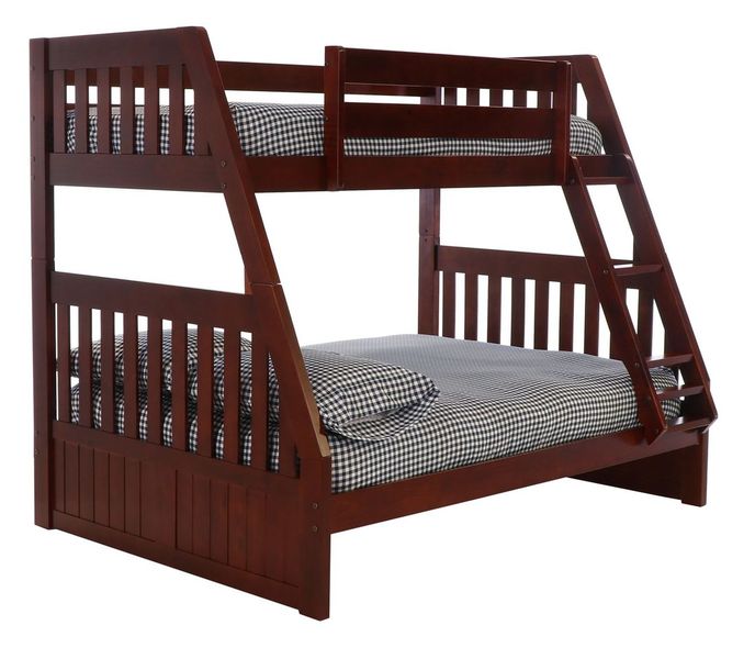 Donco Trading Company Mission Twin Over Full  Bunk Bed