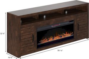 Legends Home Sausalito 78" Fireplace Console