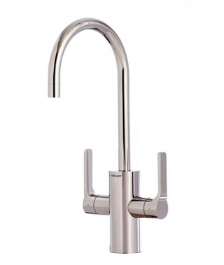 The Galley Ideal Hot & Cold Tap Polished Stainless Steel Kitchen Faucet W/Filtration