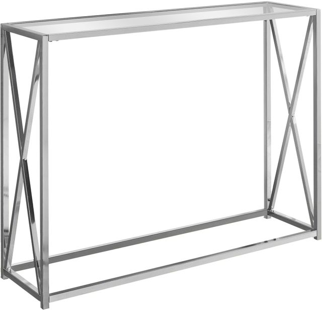 Table console rectangulaire, chrome, Monarch Specialties®