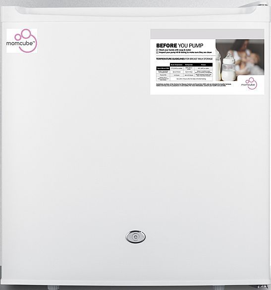 Summit® MOMCUBE™ 1.7 Cu. Ft. White Breast Milk Refrigerator-0