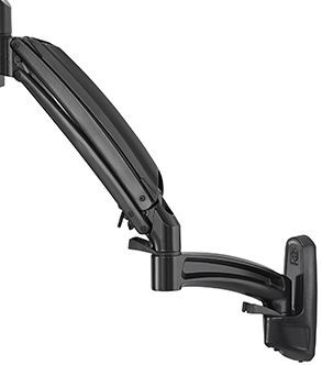 Chief® Kontour™ K1W Series Black Dynamic Wall Mount Reduced Height, 1 Monitor 1