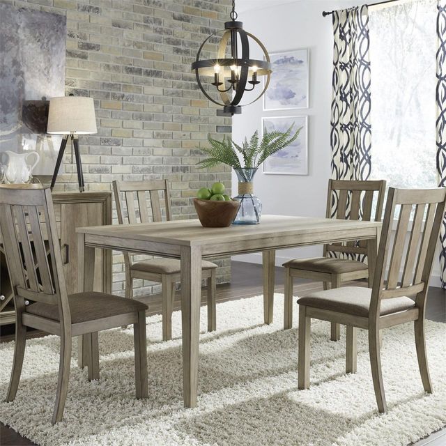 Liberty Furniture Sun Valley 5-Piece Sandstone Leg Table Set 0