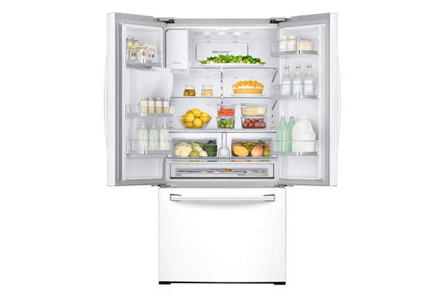 Samsung 26.0 Cu. Ft. 3-Door French Door Refrigerator-White 8