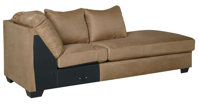 Signature Design by Ashley® Darcy 2-Piece Mocha Sectional with Chaise-2