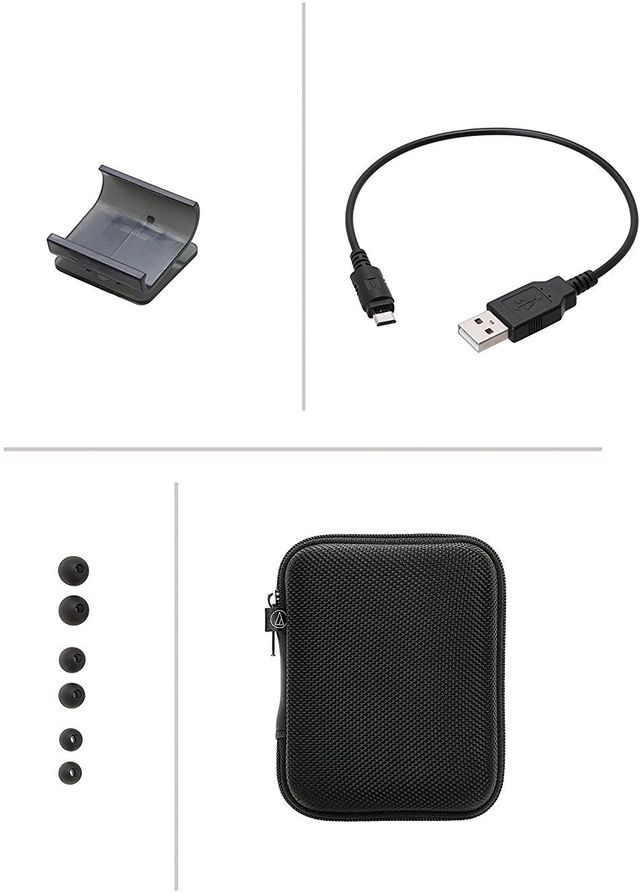 Audio-Technica® Sound Reality Gunmetal Wireless In-Ear Heaphones 2