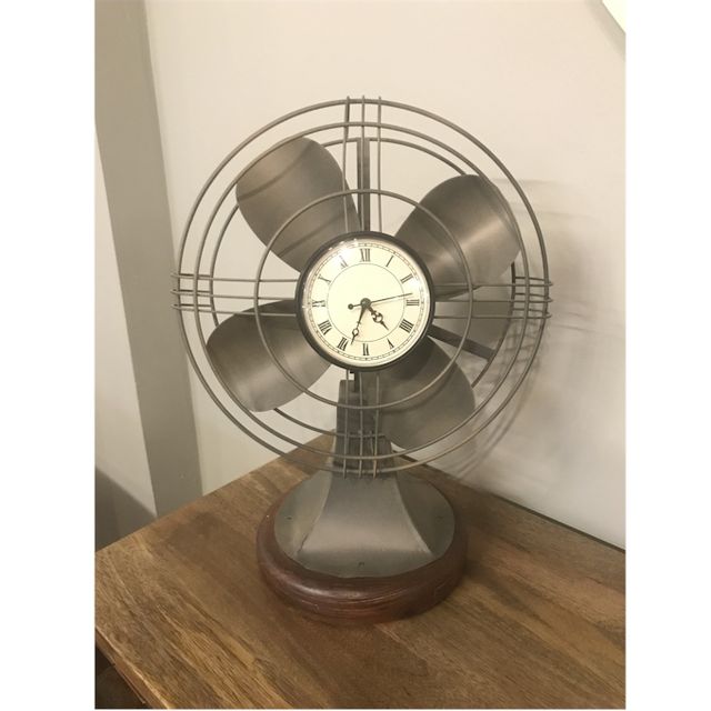 Imax Worldwide Thatcher Vintage Fan Clock