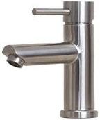 E2 Stainless Rapoli Single Handle Bathroom Faucet with Pop Up Drain