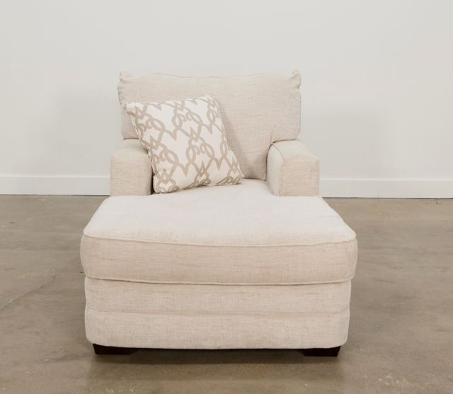 Klaussner ® Home Furnishings Chadwick Shambala Cream Chaise Lounger With Pillow-1