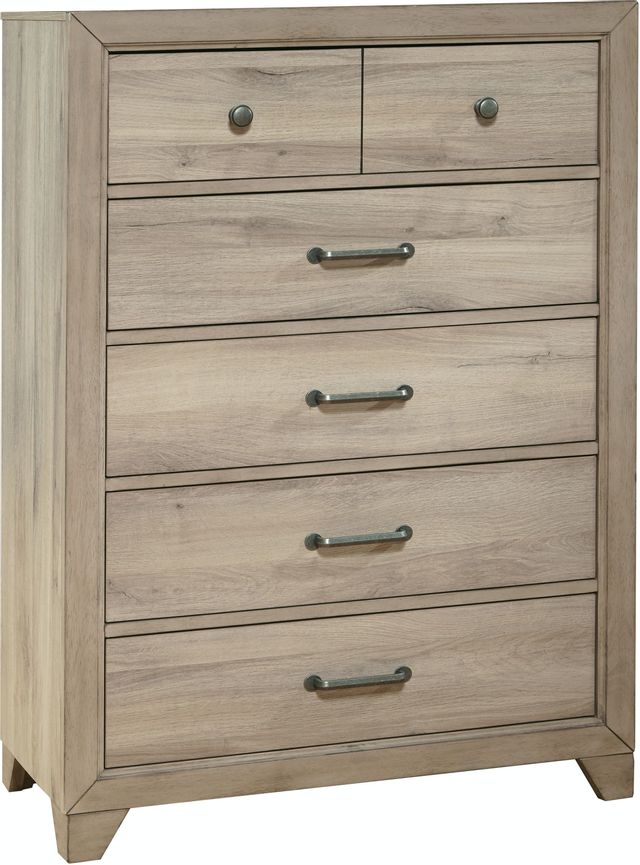 Samuel Lawrence Furniture River Creek Light Birch Youth Chest of Drawers-1