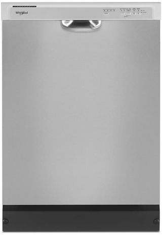 Whirlpool® 24" Stainless Steel Front Control Built In Dishwasher