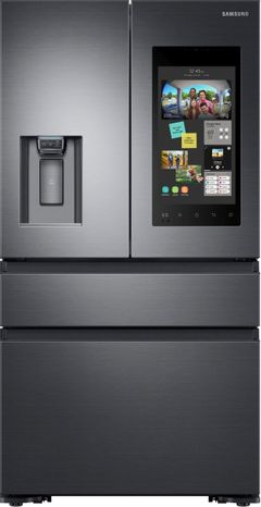 Samsung 22 Cu. Ft. Counter Depth French Door Refrigerator-Fingerprint Resistant Black Stainless Steel
