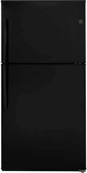 GE® 21.1 Cu. Ft. Black Top Freezer Refrigerator