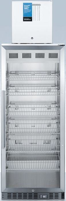 Accucold® 12.4 Cu. Ft. White with Stainless Steel Stackable Top Freezer Pharmaceutical Refrigerator