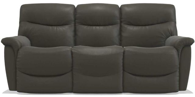 La-Z-Boy® James Walnut Leather Power Reclining Sofa 1