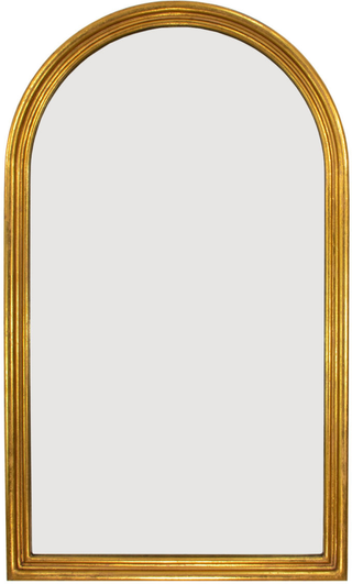 Zeugma Import Louis Phillippe Antiqued Gold Leaf Mirror
