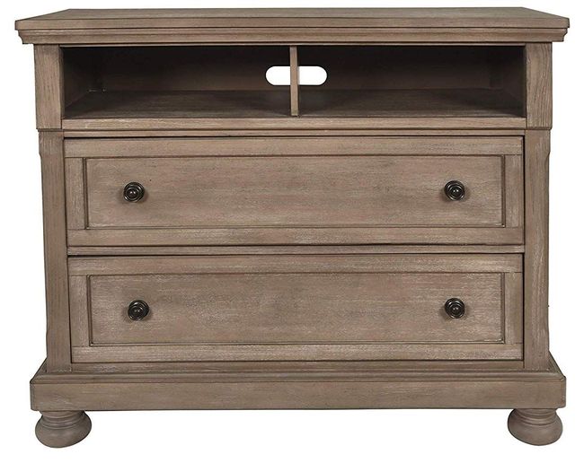 Allegra Pewter Swivel Chest