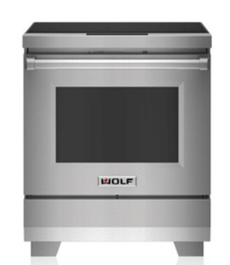 Wolf® 30" Stainless Steel Professional Freestanding Induction Range-0
