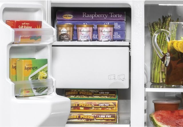 Réfrigérateur côte-à-côte à profondeur de comptoir de 36 po GE® de 21,8 pi³ - Acier inoxydable 18