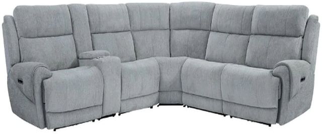 Parker House® Spencer 6 Piece Tide Graphite Reclining Sectional Sofa Set