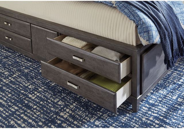 Mill Street® Caitbrook Gray Queen Storage Bed-2