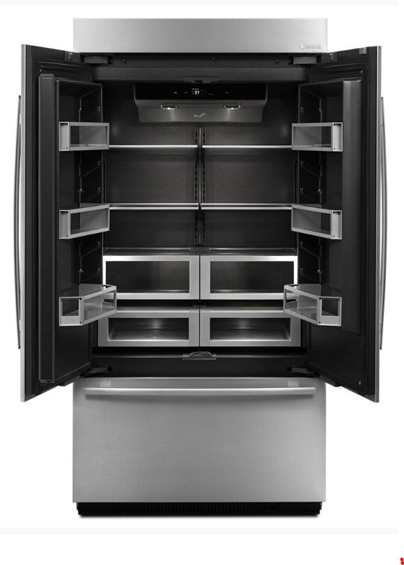JennAir® 24.2 Cu. Ft. Panel Ready Built In French Door Refrigerator 1