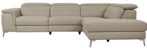 Mazin Furniture Cinque Taupe 2 Piece Sectional With Right Chaise