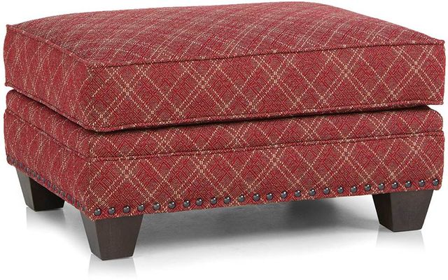Smith Brothers 235 Collection Red Ottoman