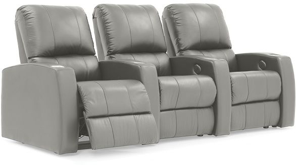 Palliser® Furniture Pacifico 3-Piece Gray Theater Seating