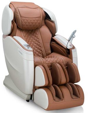 Cozzia® Qi™ SE Cappuccino/Pearl White Massage Chair