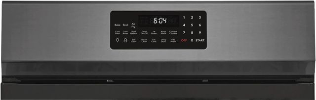Frigidaire Gallery® 30" Black Stainless Steel Free Standing Gas Range with Air Fry 4