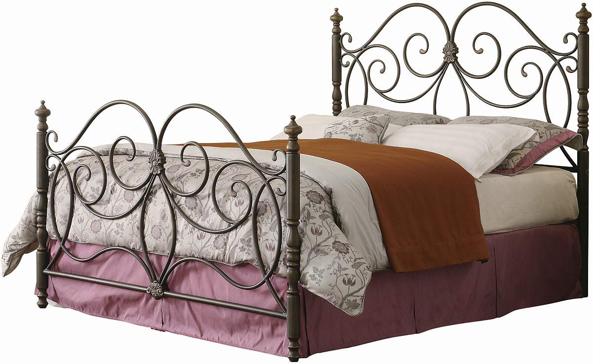 Bronze bed online frame queen