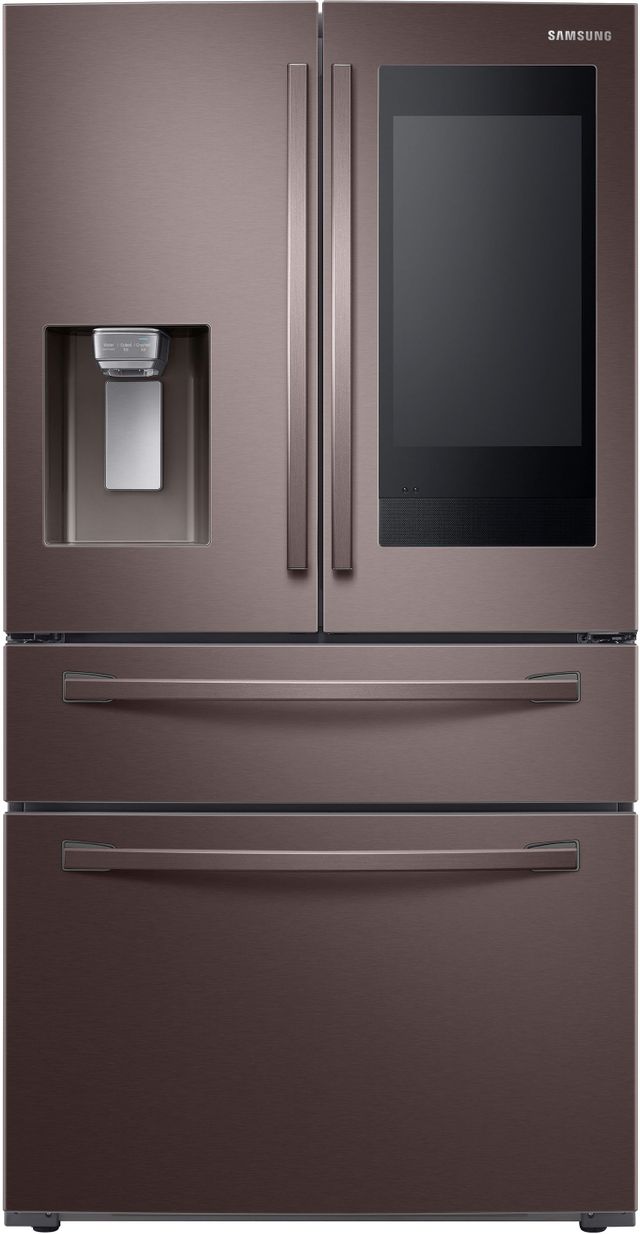 Samsung 27.7 Cu. Ft. Fingerprint Resistant Tuscan Stainless Steel French Door Refrigerator 1
