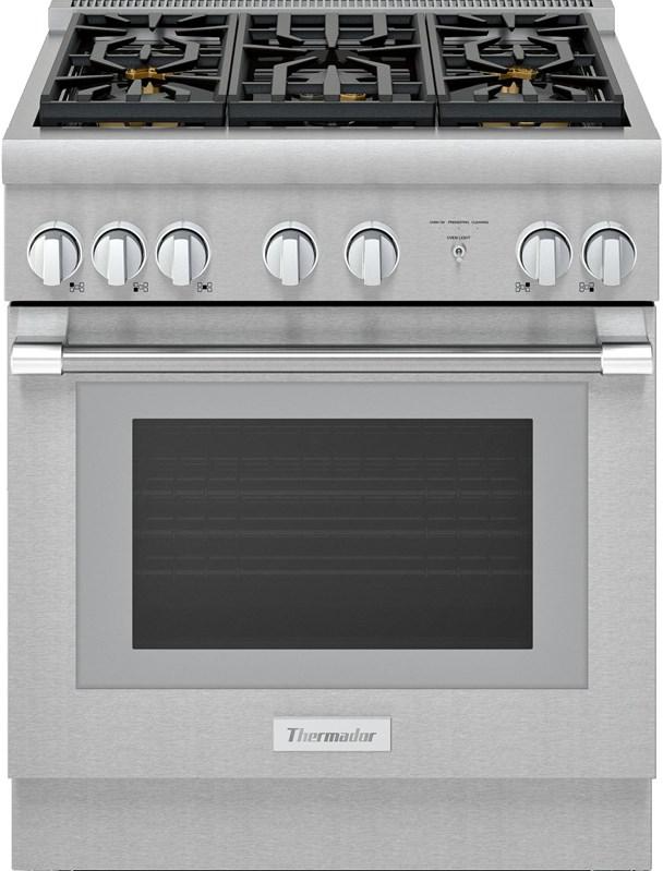 Thermador® Harmony® 30" Stainless Steel Professional Dual Fuel Range
